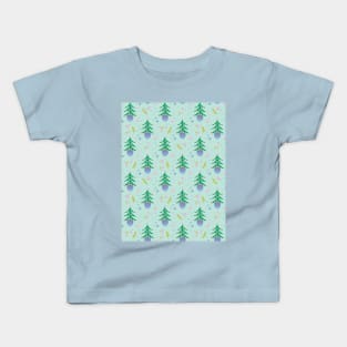 Christmas tree pattern Kids T-Shirt